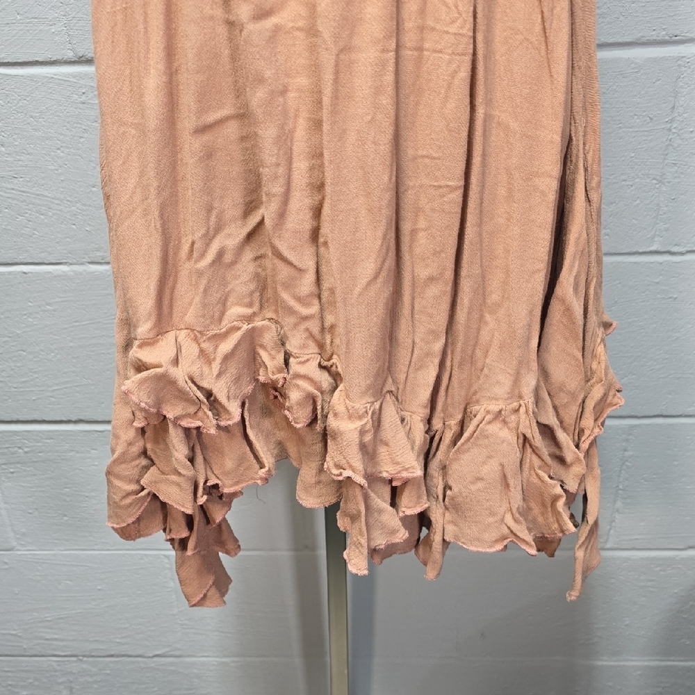 Elegant Pink Free People Lace Dress - Picture 5 of 10